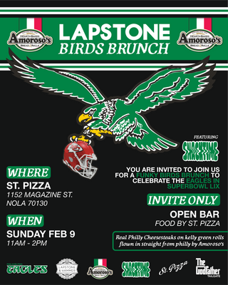 LAPSTONE X AMOROSO'S NEW ORLEANS SUPERBOWL TAKEOVER