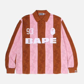 STA STRIPE PATTERN JACQUARD RELAXED FIT - BEIGE