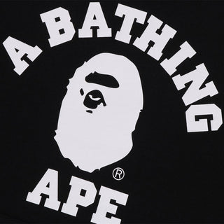 COLLEGE PULLOVER HOODIE - BLACK