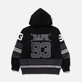 BAPE PULLOVER HOODIE - BLACK