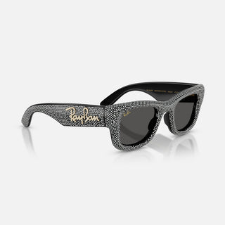 A$AP ROCKY X RAY-BAN WAYFARER PUFFER CRYSTAL PAVÉ EDITION - BLACK