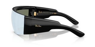 A$AP ROCKY X RAY-BAN ULTRA WRAP 002 - BLACK / TRANSLUCENT MIRROR