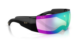 A$AP ROCKY X RAY-BAN ULTRA WRAP 002 - BLACK / MIRROR BLUE