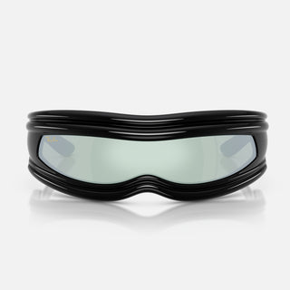 A$AP ROCKY X RAY-BAN ULTRA WRAP 001 - BLACK / TRANSLUCENT MIRROR
