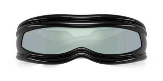 A$AP ROCKY X RAY-BAN ULTRA WRAP 001 - BLACK / TRANSLUCENT MIRROR