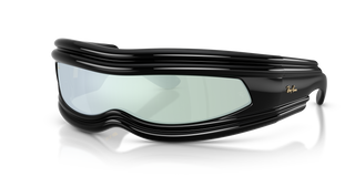 A$AP ROCKY X RAY-BAN ULTRA WRAP 001 - BLACK / TRANSLUCENT MIRROR