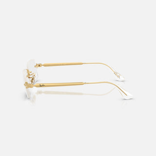 A$AP ROCKY X RAY-BAN RX3928V - GOLD / CLEAR