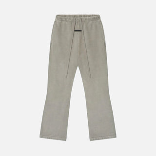 HEAVY FLEECE FLARE SWEATPANT - SMOKE GREY