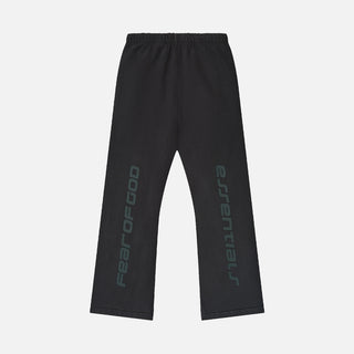 HEAVY FLEECE FLARE SWEATPANT - VINTAGE BLACK