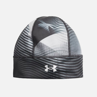 VELOCITI STORM BEANIE - WHITE / BLACK / REFLECTIVE