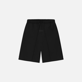 RELAXED BASKETBALL SHORT - JET BLACK