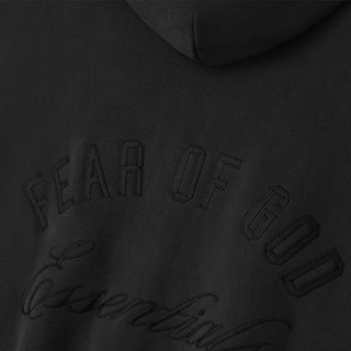 EMBROIDERED CLASSIC FULL ZIP HOODIE - VINTAGE BLACK