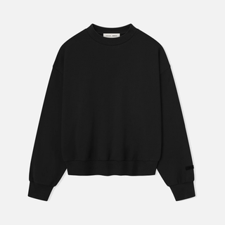 CLASSIC FLEECE CREWNECK - JET BLACK