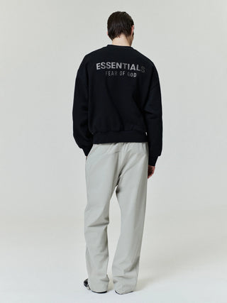 CLASSIC FLEECE CREWNECK - JET BLACK
