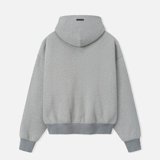 SIGNATURE CLASSIC FULL ZIP HOODIE - CONCRETE HEATHER