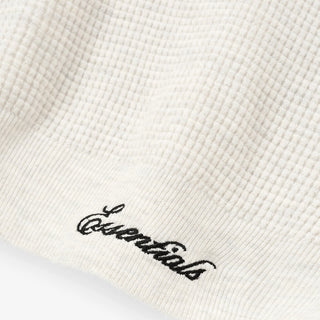 SIGNATURE WAFFLE 90S CREWNECK SWEATER - OATMEAL HEATHER