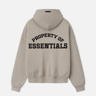 PROPERTY LOUNGE  HALF ZIP HOODIE - SEAL