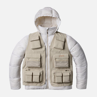 CSC1938 DUALLY MOUNTAIN OUTERCHANGE JACKET - WHITE / DARK STONE