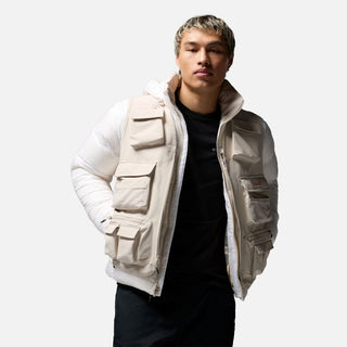CSC1938 DUALLY MOUNTAIN OUTERCHANGE JACKET - WHITE / DARK STONE
