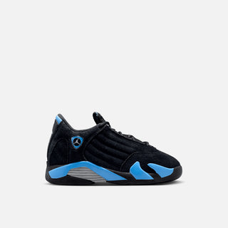 JORDAN 14 RETRO (PS) "BLACK / UNIVERSITY BLUE"
