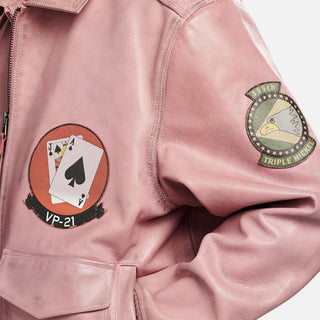 VINTAGE FLIGHT A2 JACKET - AURORA PINK