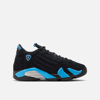 AIR JORDAN 14 RETRO (GS) "BLACK / UNIVERSITY BLUE"