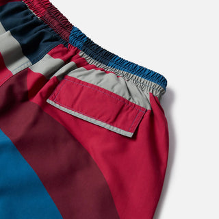 VERTICAL FOREST SWIM SHORT - BLUE