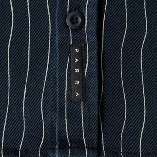 MEANDERING LINES SHIRT - NAVY BLUE