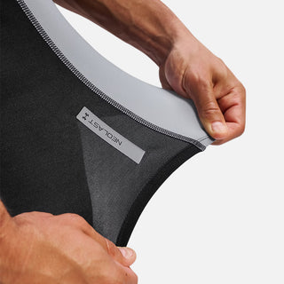 UA HEAT GEAR ELITE S/S - ULTIMATE BLACK / STEEL