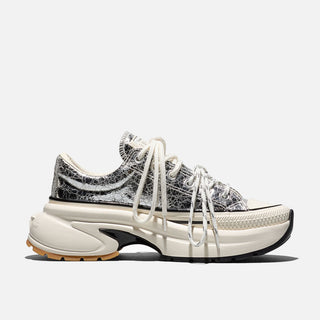 RUN STAR CRUSH DISTRESSED PATENT - PURE SILVER