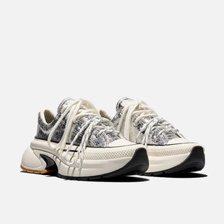 RUN STAR CRUSH DISTRESSED PATENT - PURE SILVER