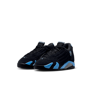 JORDAN 14 RETRO (PS) "BLACK / UNIVERSITY BLUE"