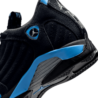 JORDAN 14 RETRO (PS) "BLACK / UNIVERSITY BLUE"