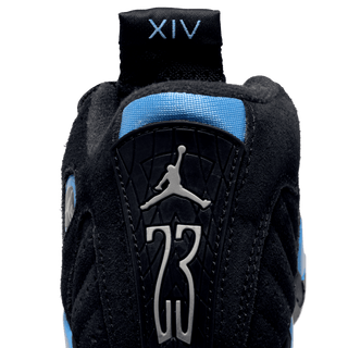 JORDAN 14 RETRO (PS) "BLACK / UNIVERSITY BLUE"