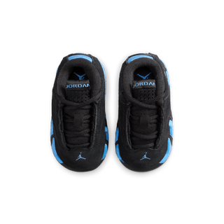 JORDAN 14 RETRO (TD) "BLACK / UNIVERSITY BLUE"