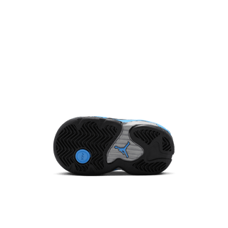 JORDAN 14 RETRO (TD) "BLACK / UNIVERSITY BLUE"