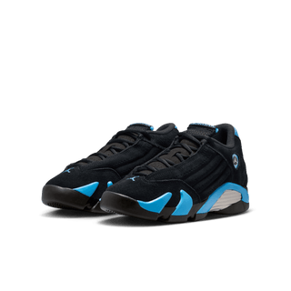 AIR JORDAN 14 RETRO (GS) "BLACK / UNIVERSITY BLUE"