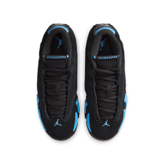 AIR JORDAN 14 RETRO (GS) "BLACK / UNIVERSITY BLUE"