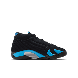 AIR JORDAN 14 RETRO (GS) "BLACK / UNIVERSITY BLUE"