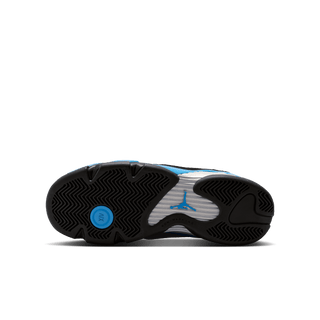 AIR JORDAN 14 RETRO (GS) "BLACK / UNIVERSITY BLUE"