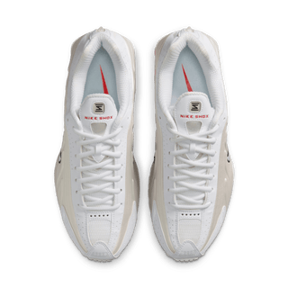 WMNS SHOX R4 - WHITE / PHANTOM / PICANTE RED