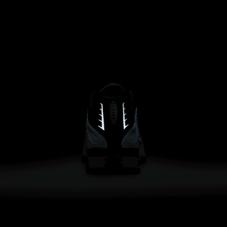 WMNS SHOX R4 - BLUE TINT / METALLIC SILVER / TOTAL ORANGE