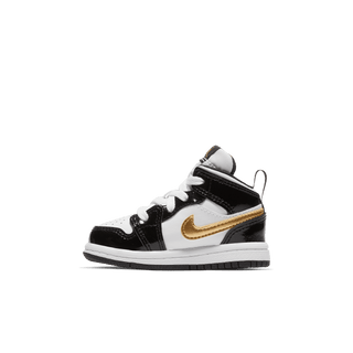 AIR JORDAN 1 MID SE (TD) "BLACK / GOLD"