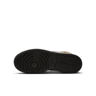 AIR JORDAN 1 MID (GS) - BLACK / PALOMINO