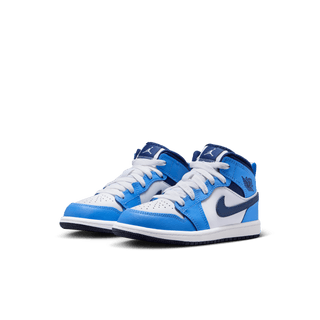 JORDAN 1 MID (PS) - UNIVERSITY BLUE / MIDNIGHT NAVY