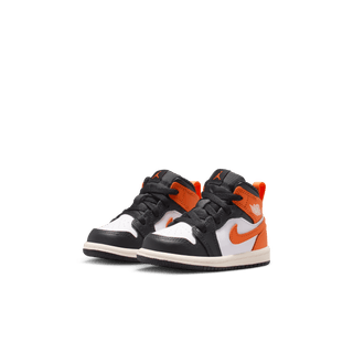 JORDAN 1 MID (TD) - STARFISH / WHITE / BLACK