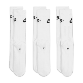 NIKE EVERYDAY ESSENTIAL 3PACK SOCKS - WHITE