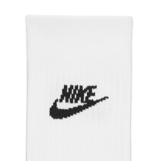 NIKE EVERYDAY ESSENTIAL 3PACK SOCKS - WHITE