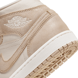 WMNS AIR JORDAN 1 MID SE - LIGHT BROWN / SAIL