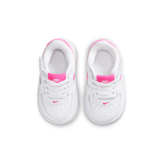 FORCE 1 LOW EASYON (TD) - WHITE / LASER FUCHSIA